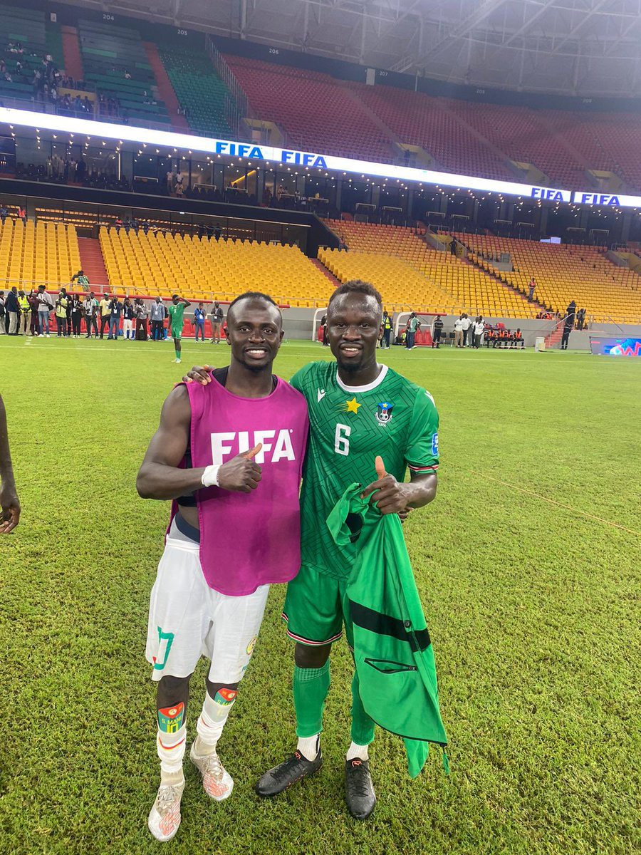 God can take you places you never expected to be. Trust god at all times. 

Sadio Mané and Nicolas Jackson

 #NicolasJackson #sadiomane #WCQ2026