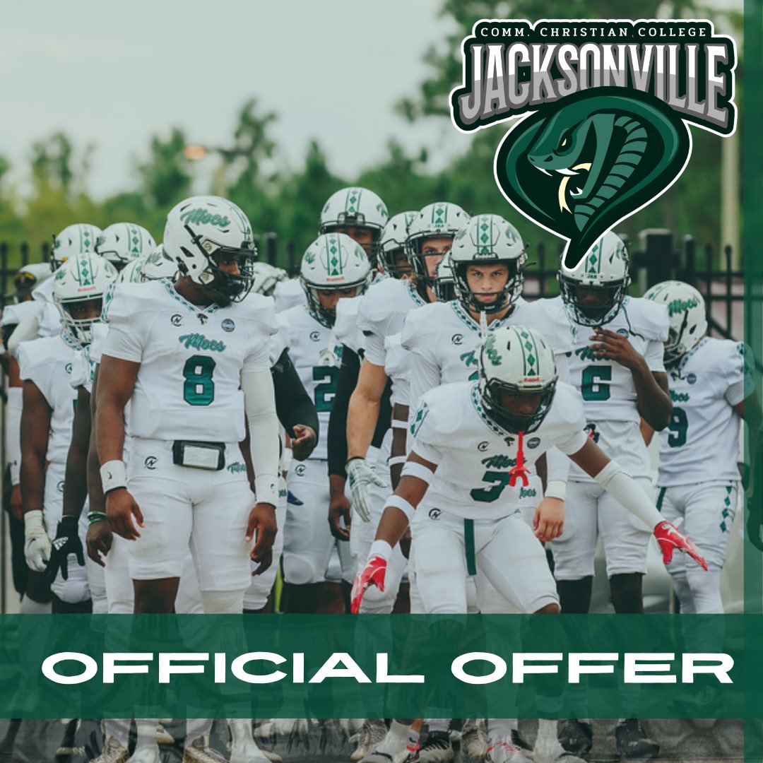 Blessed to receive my first offer from Jacksonville A.A Community Christian College #agtg <a href="/NechoCarroll/">Necho Carroll</a>  <a href="/Star_ReadyAth/">Ciatrick Fason</a>