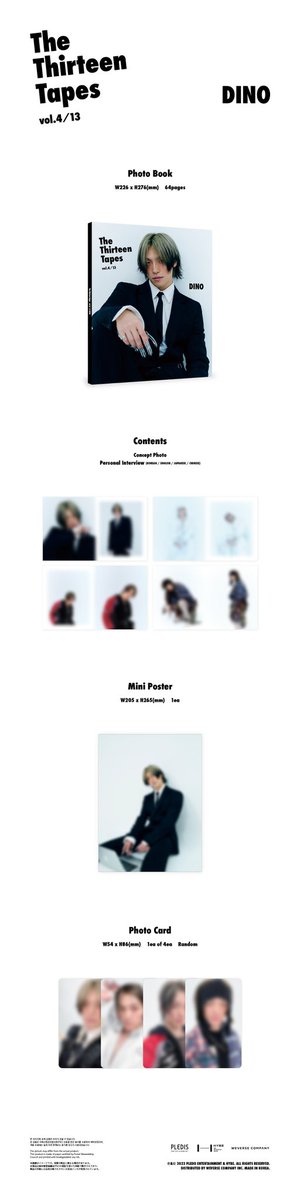 hitdaroad_co's tweet photo. [MSIA GO 🇲🇾 RT PLS]

The Thirteen Tapes (TTT) vol. 4/13 DINO

First Payment : RM65/

Due Date :
November 20, 2023 18:00 / While Stock Last

Second Payment required for shared EMS &amp; local postage

DM to purchase 🫶🏻✨

#SEVENTEEN #세븐틴 #DINO #Wait https://t.co/1Xpo8tsl35