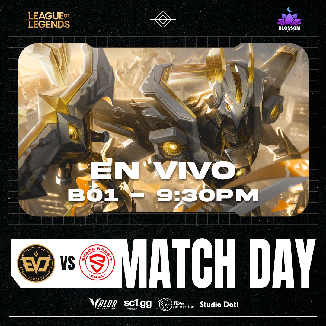 Evo_Rift's tweet photo. ¡Hoy nos enfrentamos en unos minutos en la #BlossomLeague contra @spacerabbitgg 🔥

🔴 https://t.co/0zyCieHOxW
.
#evoluciona #evorift #sc1 #valornutrition https://t.co/XqiZJ4jMwJ