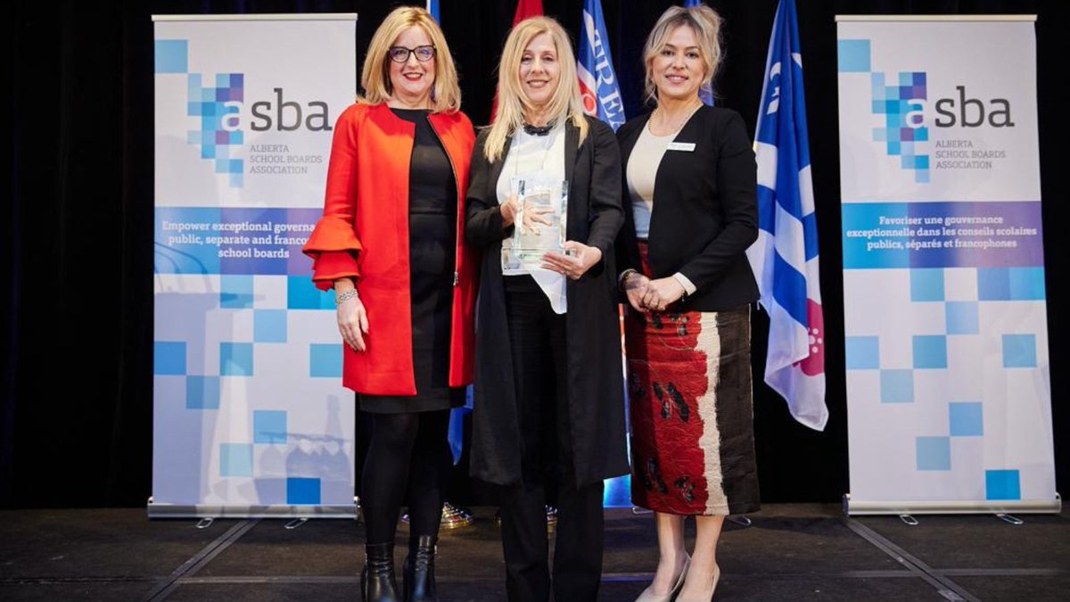 ABSchoolBoards's tweet photo. Congratulations to our Community Engagement Award recipient @EdmCathSchools for their “Equity, Diversity, Inclusion and Anti-racism Strategic Plan”! This award recognizes a school boards’ commitment to fostering meaningful connections with their communities. #abed #asbaFGM2023 https://t.co/WiMy3cSI8D