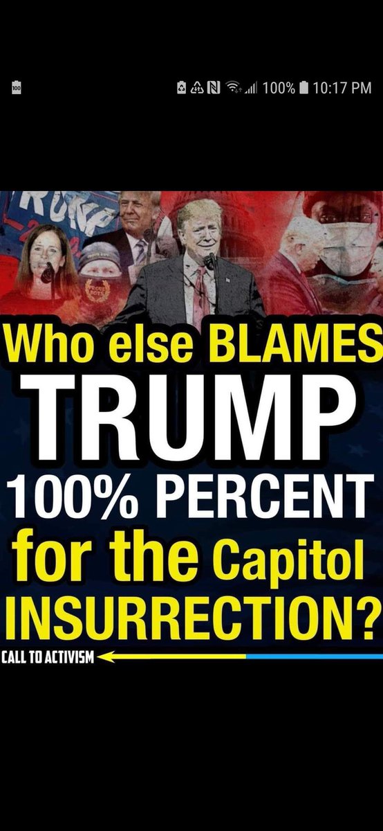 PamBaker1414's tweet photo. Never in America has a President called for an attacked on our United States Capital! An insurrection & lied 2 his followers, that the election was stolen! Trump orchestrated this & he needs to be held accountable!
#Trump4Prison
#NotTheWhiteHouse!
#VoteBiden24๐#ToSaveDemocracy https://t.co/nefC0MqB3N