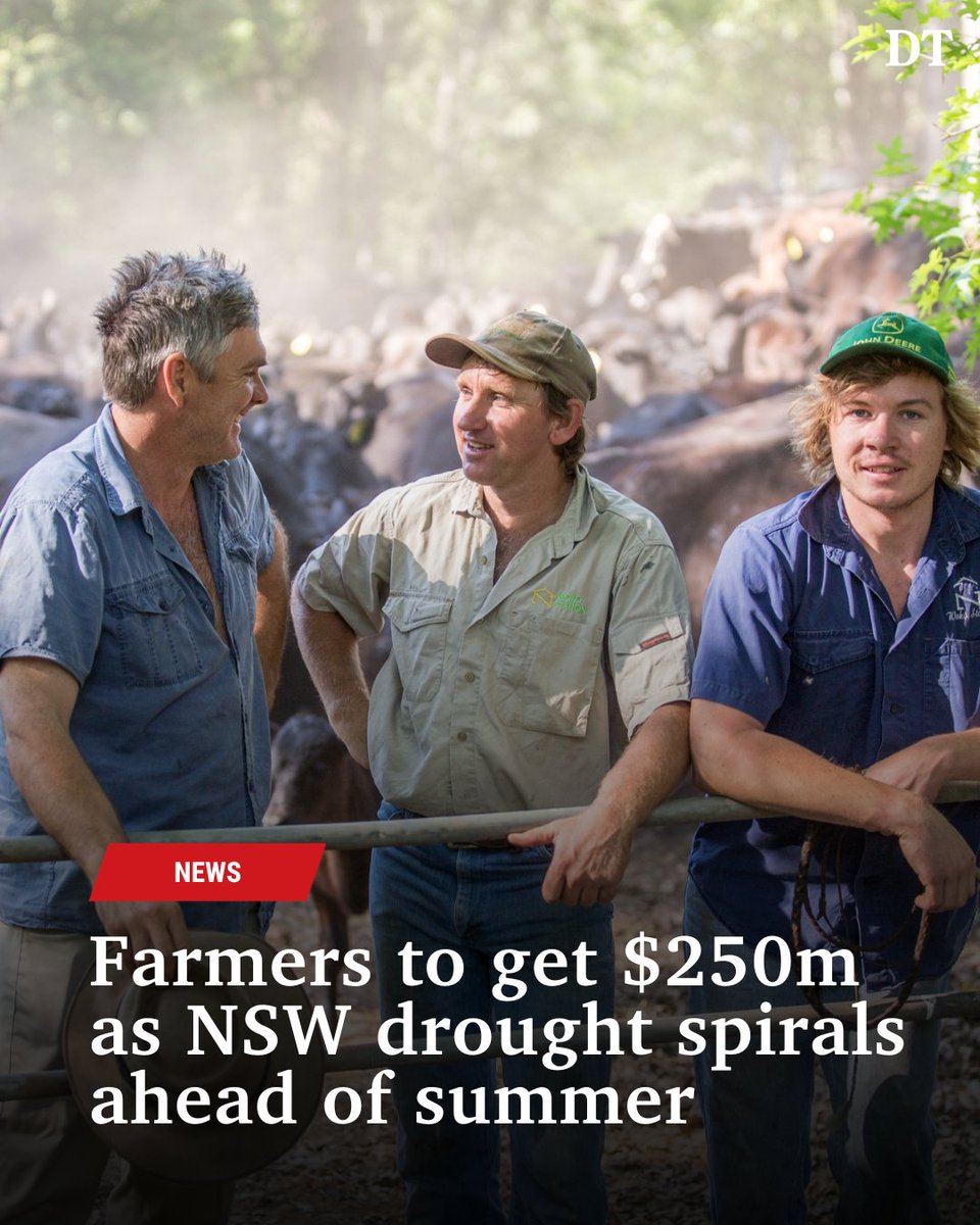 The state’s rapidly-worsening drought has spurred the NSW Government into rolling out a $250 million package. DETAILS: bit.ly/47GStMC