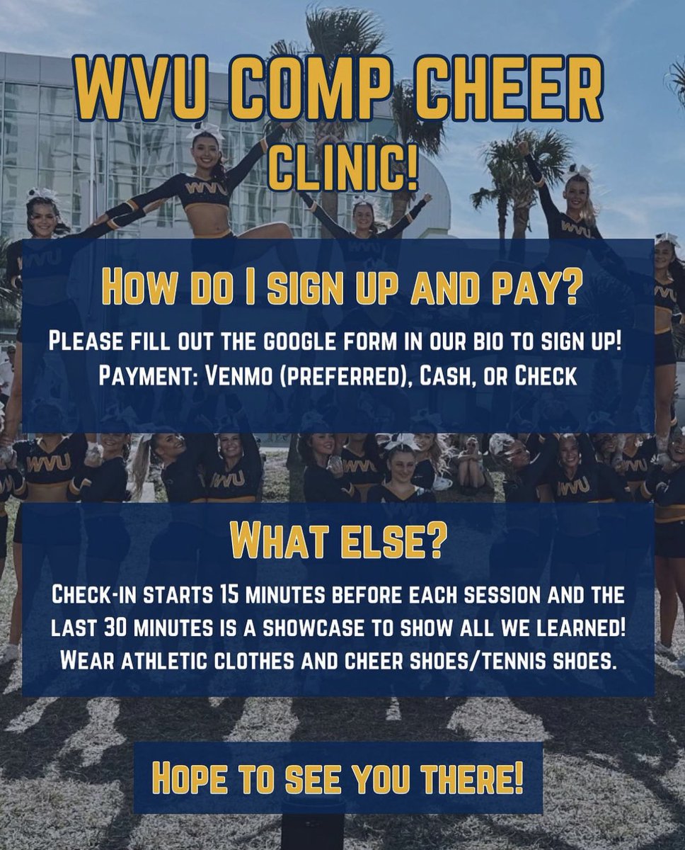 WVU Competitive Cheer tweet media