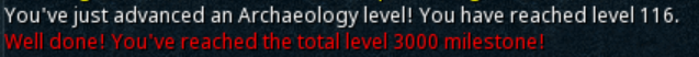 Yuipster's tweet photo. I passed all the Certifications I needed for work IRL! :D Back to the #GAINZ!
Loot from Day.. 6? 9? of DXP
115-117 Archaeology!
117-120 Archaeology in artefacts banked!
First spear tip!
3000 Total & 1.3b Total XP!!
#RuneScape #RS3 #MainScape #Progression https://t.co/NqfwEsiACq