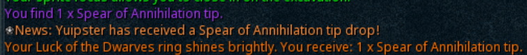 Yuipster's tweet photo. I passed all the Certifications I needed for work IRL! :D Back to the #GAINZ!
Loot from Day.. 6? 9? of DXP
115-117 Archaeology!
117-120 Archaeology in artefacts banked!
First spear tip!
3000 Total & 1.3b Total XP!!
#RuneScape #RS3 #MainScape #Progression https://t.co/NqfwEsiACq