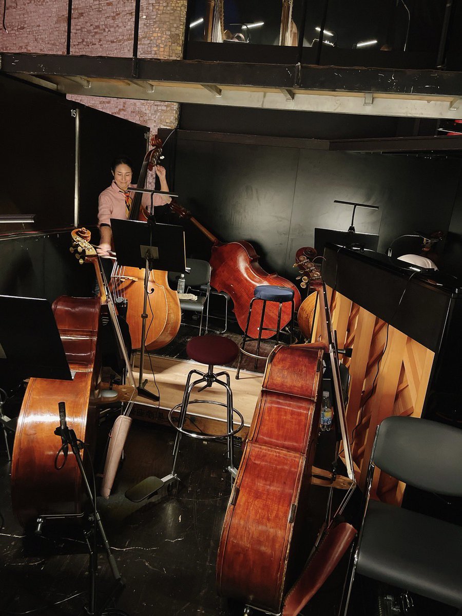 9ヶ月ぶりのピット。
このスペースにコントラバス6本！

#新日本フィル
#午後の曳航