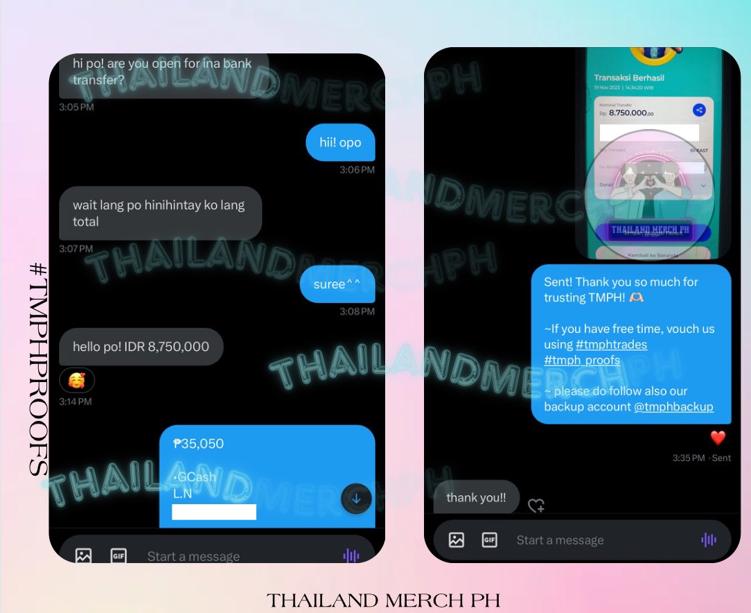 thailandmerch2's tweet photo. β§ΛΒ° peso to thai baht , idr to peso and peso to idr β§ΛΒ°
Transferred π,πππ πππ‘π, β±ππ,πππ, π.πππ.ππππ’ππ« & π.πππ.ππππ’ππ« ~ π¨π« ππ¨πππ₯ π¨π β±ππ,πππ last Nov. 17,18,19! Thank you so much for always trusting TMPH π«Άπ»
#tmph_proofs https://t.co/apCGpUClkx