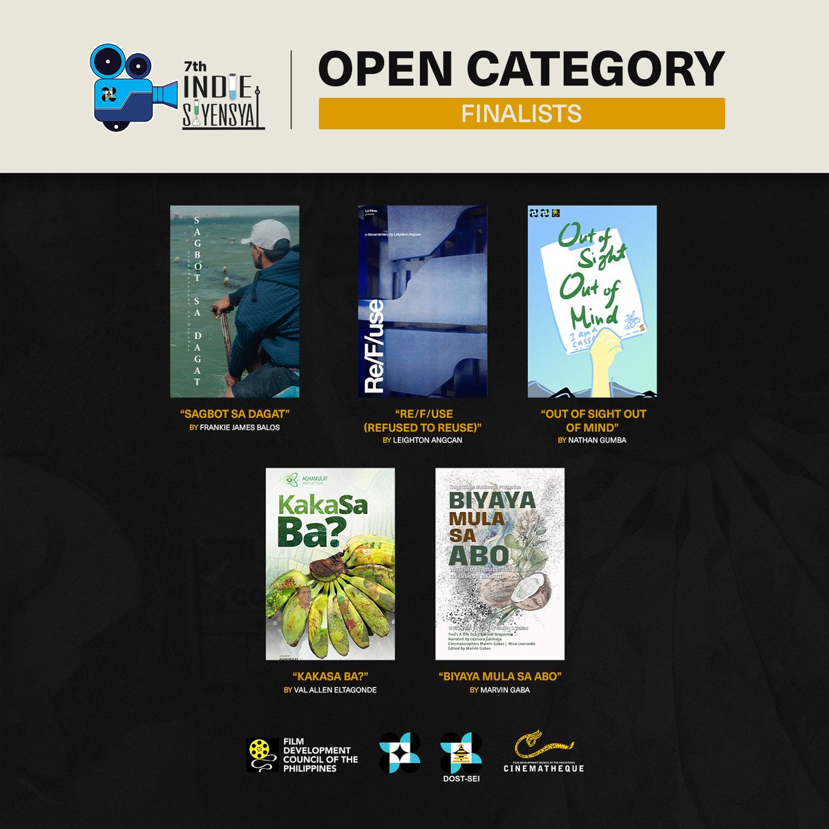 fdcpdavao's tweet photo. With the theme “Sustainnovation: Harnessing Science and Technology towards a Greener Community,” Indie-Siyensya celebrates the convergence of science and the arts through a selection of documentary short films that addresses scientific issues with innovative solutions. https://t.co/n9O0gttiEJ