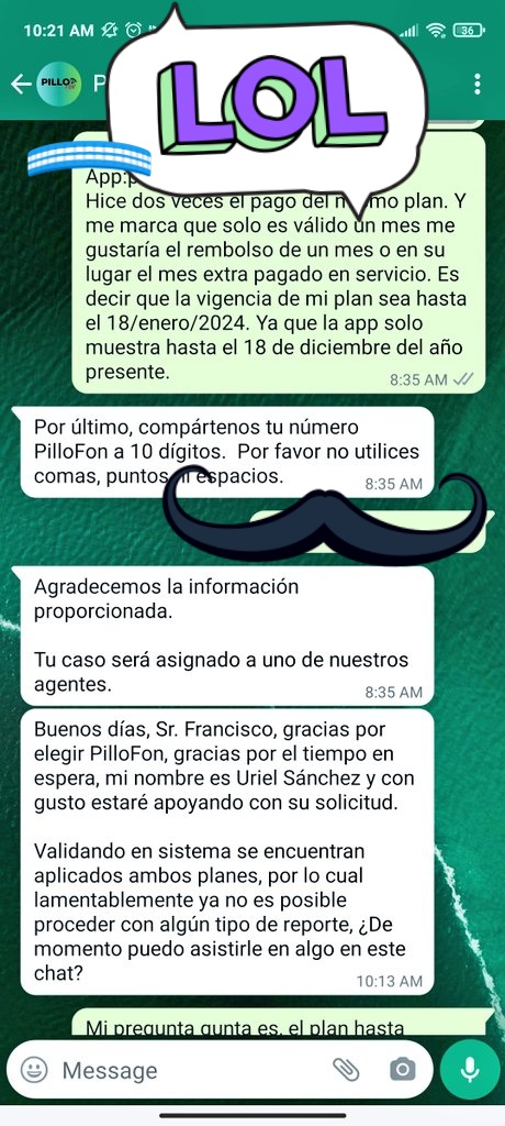 PaverLord's tweet photo. @PilloFon_MX @LuisitoComunica Amigo por favor ayudame. Varias veces e intentado comunicarme con servicio a cliente pero no se si no leen mis mensajes. Cuando me llegan a contestar es en horas de madrugada y solo dejan abierto el chat 10 minutos. Solo quiero mi plan sigo hilo https://t.co/gOhGcaSa4i