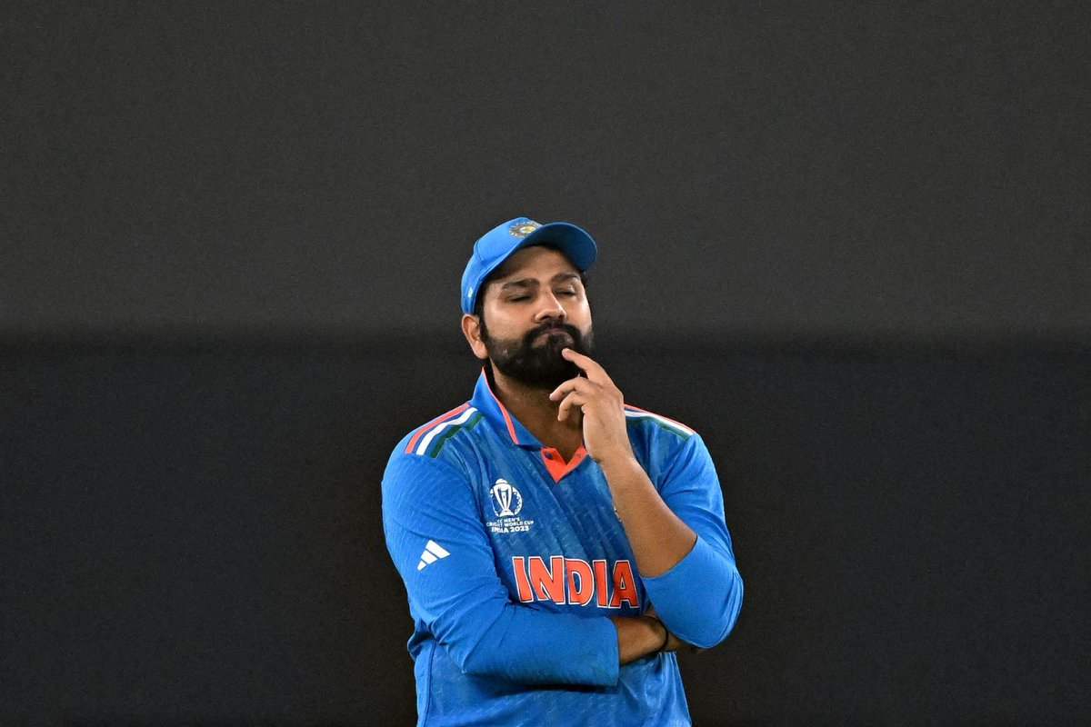 CricCrazyJohns's tweet photo. Rohit Sharma in ODI World Cups:

Innings - 28
Runs - 1575
Average - 60.57
Strike Rate - 105.49
Hundreds - 7
Fifties - 6

Hitman did everything he could in the biggest pinnacle but sadly Trophy has been away from him. https://t.co/zsWnBJljR5