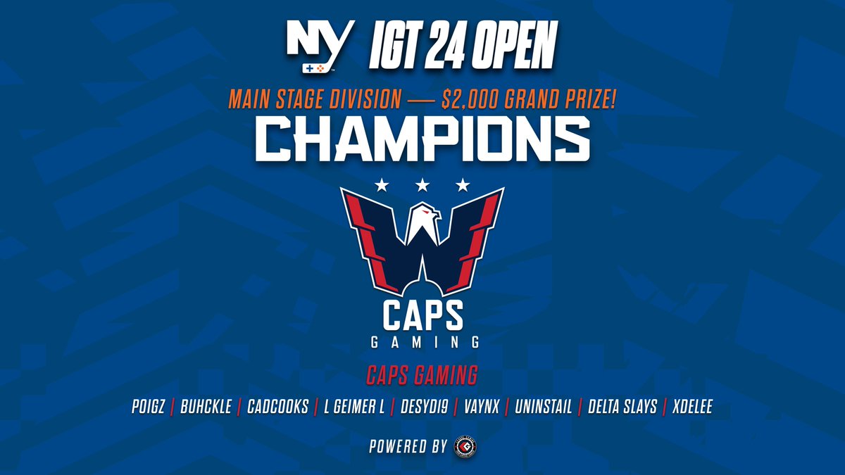 First Chip w/ @CapsGaming 🥇👑 LETS GO!

Feels good to be back on top. Year is not even close to done 😈

Thank you <a href="/IslesGT/">Isles Gaming Team</a> for a great tourney as always ❤️

Grind doesn't stop 💪

<a href="/CadNHL/">Cad</a> <a href="/buhckle/">buck</a> <a href="/DesyNHL/">Desy</a> <a href="/GeimerNHL/">GG</a> <a href="/Vaynxx/">Vayn 2Turnt</a>