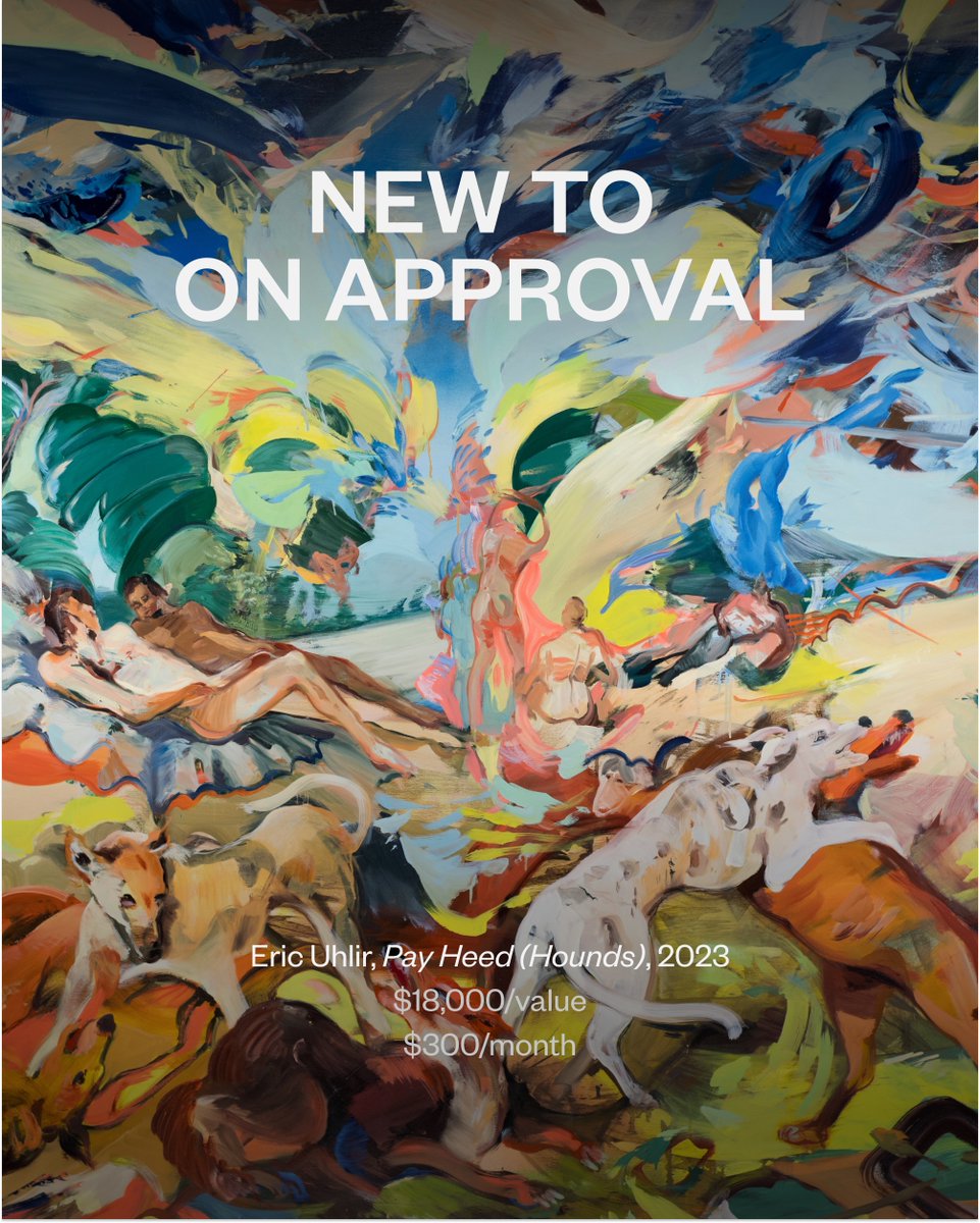 idea_oriented's tweet image. Just Added: Explore the most recent additions to our ever-evolving catalogue, all available for subscription or purchase. From Keith Tyson to Alicia Brown, explore the latest additions at onapproval.com/home