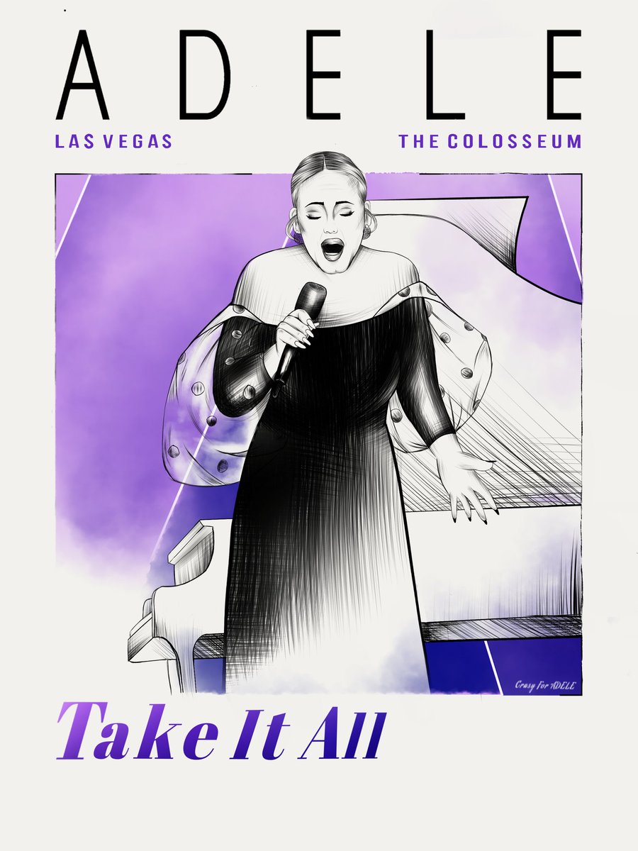Take It All poster - Weekends With Adele / 2.
