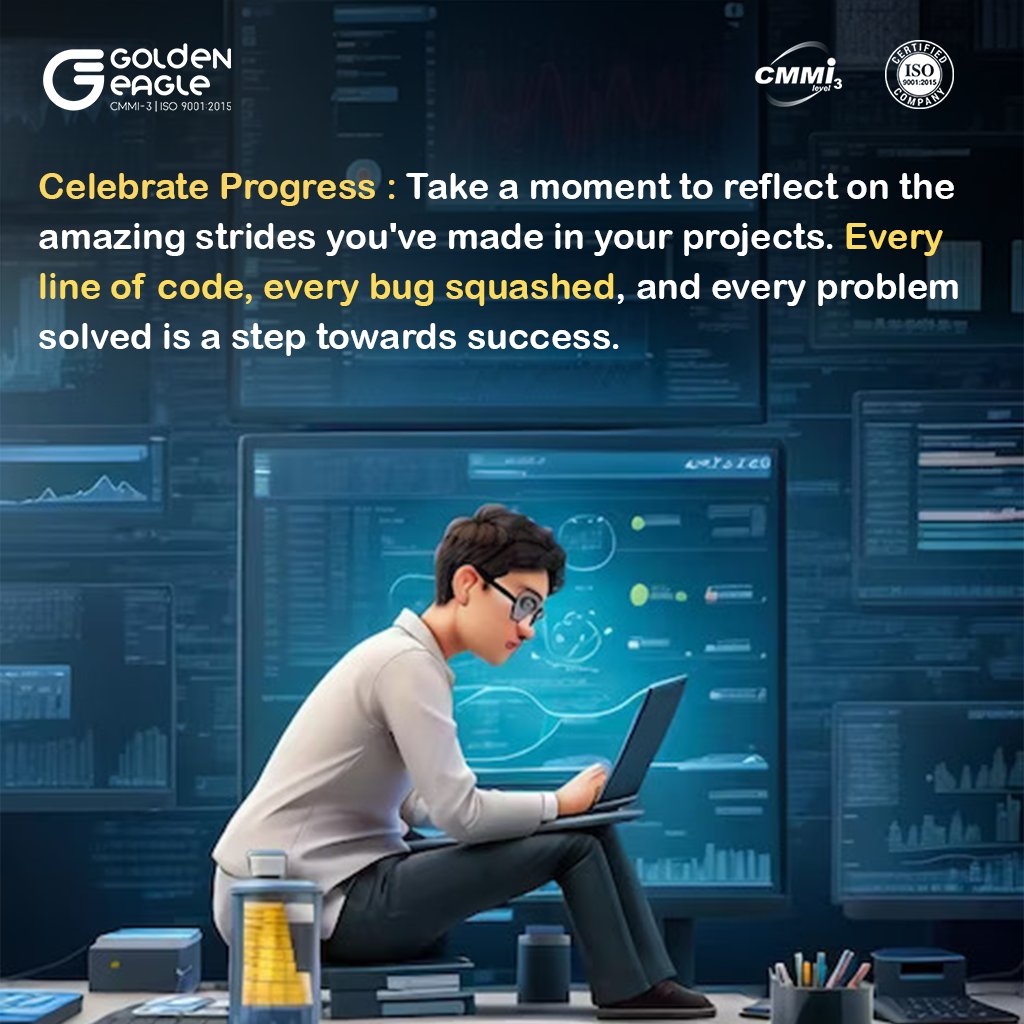 GeitplTech's tweet image. Pause, reflect, and savor the journey. 🚀 Celebrate every line of code, every squashed bug, and every problem conquered. Each step is a stride toward triumph. Embrace the progress! 💻✨
#CelebrateProgress #CodeSuccess #CodingJourney #CodeTriumphs #ProgressNotPerfection
