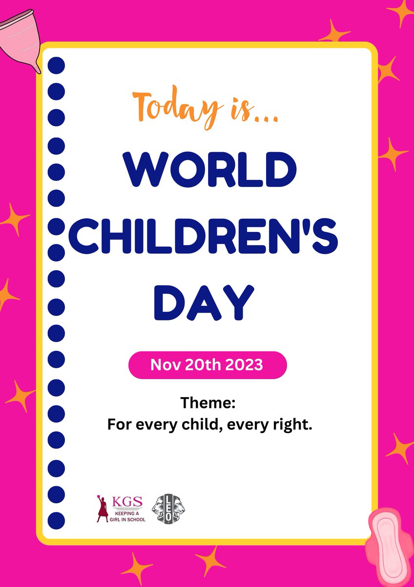 Today is #worldchildrensday 

We are celebrating the potential within every child and advocating for their rights. 

Join the movement and help shape their bright futures through education and end period poverty.

#childrenday #usikueMSHY #endperiodpoverty