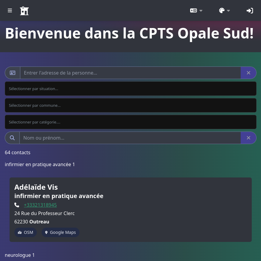 Dotez votre #CPTS d'1 site web professionnel!
✅annuaire
✅cartographie
✅1 page dédiée / membre
✅blog
✅calendrier
✅création supervisée par 1 pro de santé
✅gestion parcours de soins coordonnés
✅mise à jour continue
✅ meilleur qualité/prix du marché
medecinelibre.com/pluripro/cpts