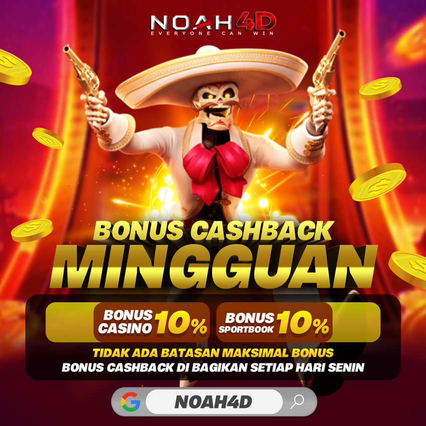 Bonus  cashback mingguan 13 - 19 NOVEMBER 2023 sudah di bagikan

LINK NOAH4D : linkr.bio/NOAH_4D

LINK TELEGRAM : t.me/noah4dgroup 

 #NOAH4D #slotgacor #slotonline #judionline #situsterpercaya #agenslotterpercaya  #eventslot #eventslotnoah4d #BONUSNEWMEMBER100%