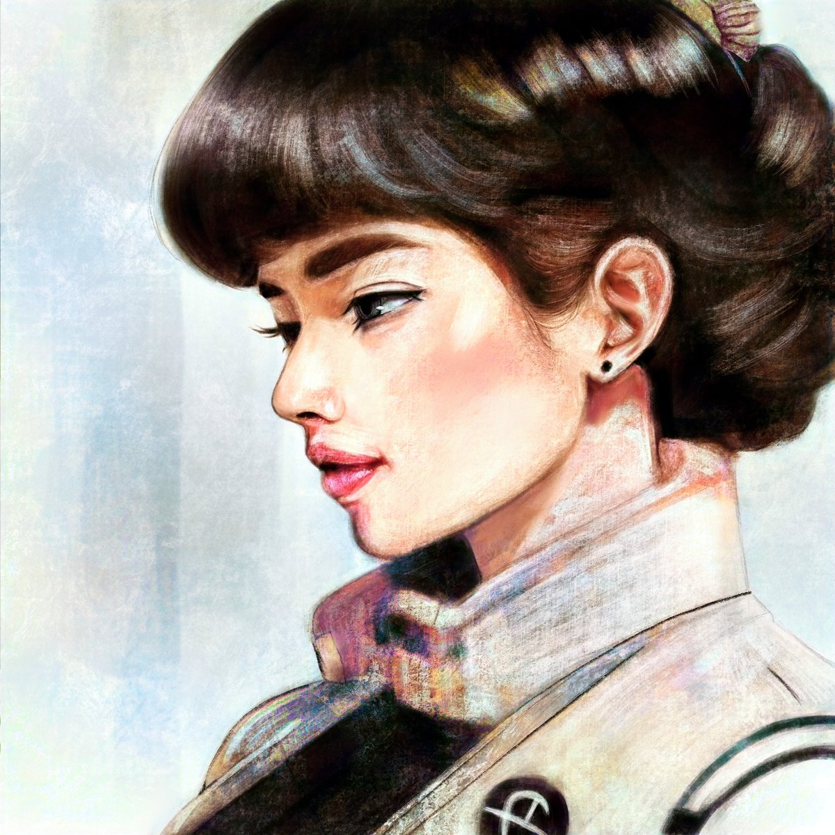 그림 속 여성의 얼굴은 빛과 그림자를 표현하면서 피부는 매끄럽고 부드럽게 그려봤다. 
브러시 : #NikkoRullbrush
#그림 #그림그리기 #그림스타그램 #그림연습 #인물화 #인물그리기 #면드로잉 #드로잉 #아이패드드로잉 #여성인물화 #artwork #sketch  #portraitdrawing  #ipaddrawing #procreate