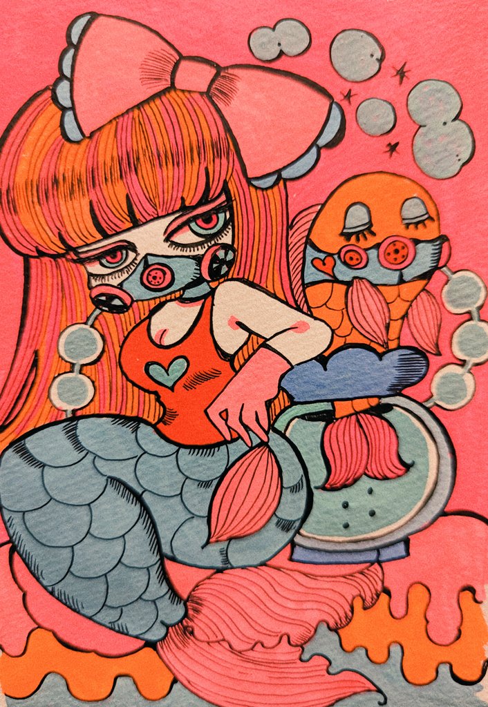 「アナログイラストたち」|シウ 【画集が発売されました！】のイラスト