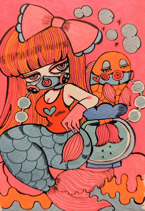 アナログイラストたち