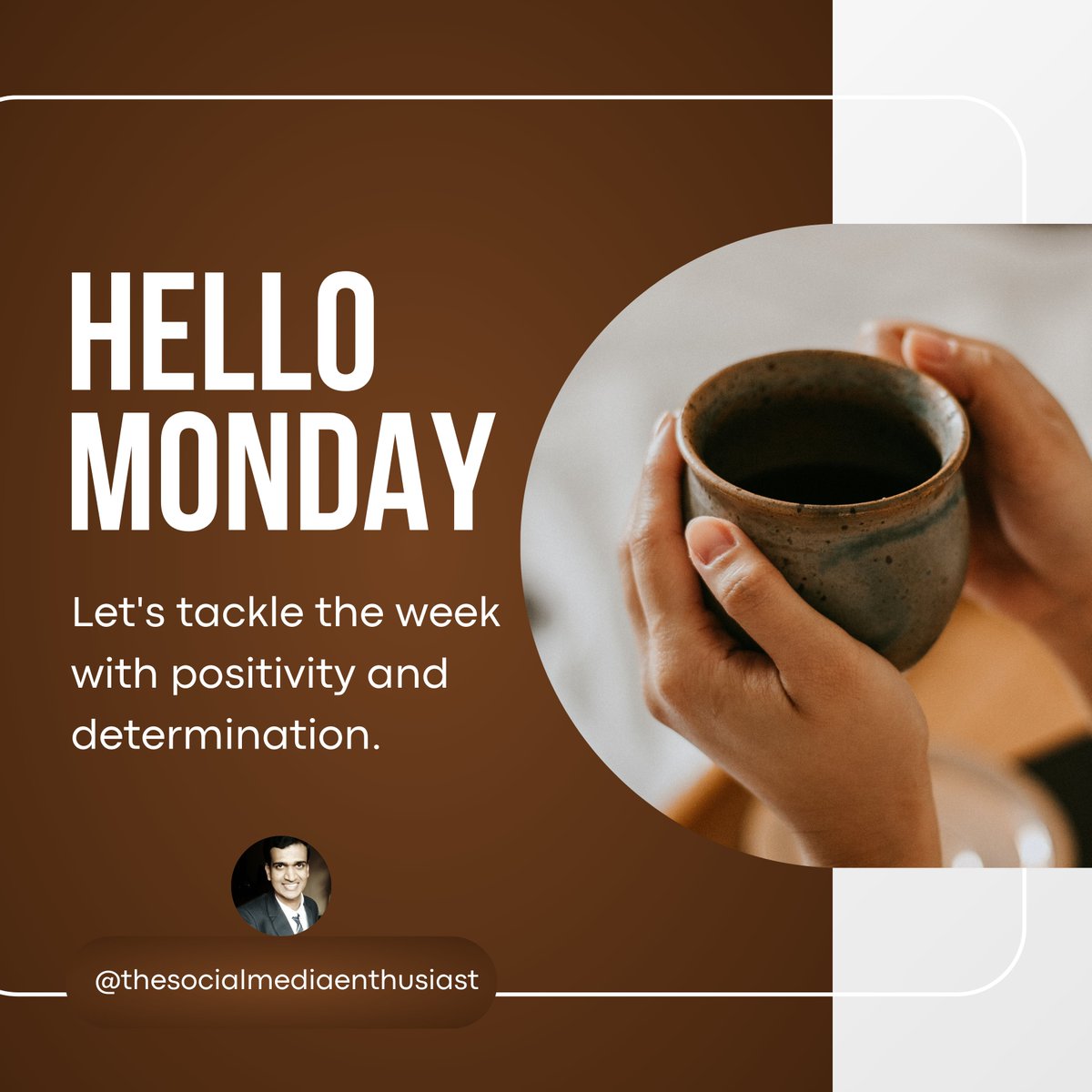 Unleash the power within you! 💪 Mondays are a canvas waiting for your coding masterpiece. Dive into the week with passion and purpose. 🚀

#MondayMotivation #mondayvibes #mondaythoughts #mondaymindset #socailmediamarketing #personalbranding #socialmediaexpert #novembergoals
