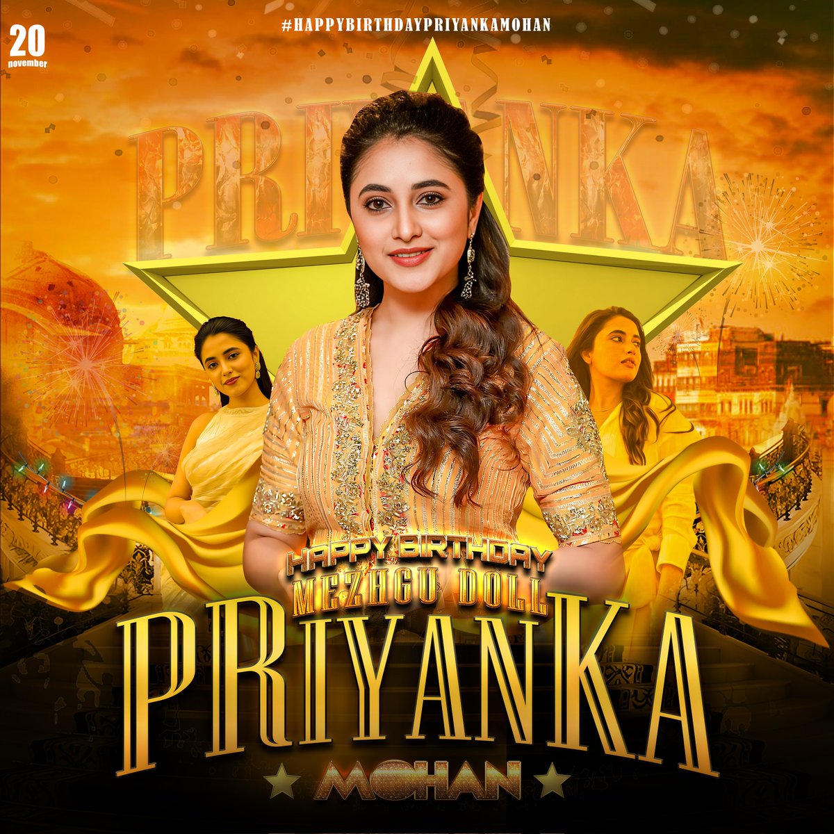 Happy Birthday Queen .@priyankaamohan 🤗❤️😍

Wishing you all success for your upcoming projects ma'am!

CDP Design : @Dfan_Surya

#RetouchFactory #PriyankaArulMohan 
#HBDPriyankaMohan #HappyBirthdayPriyankaMohan