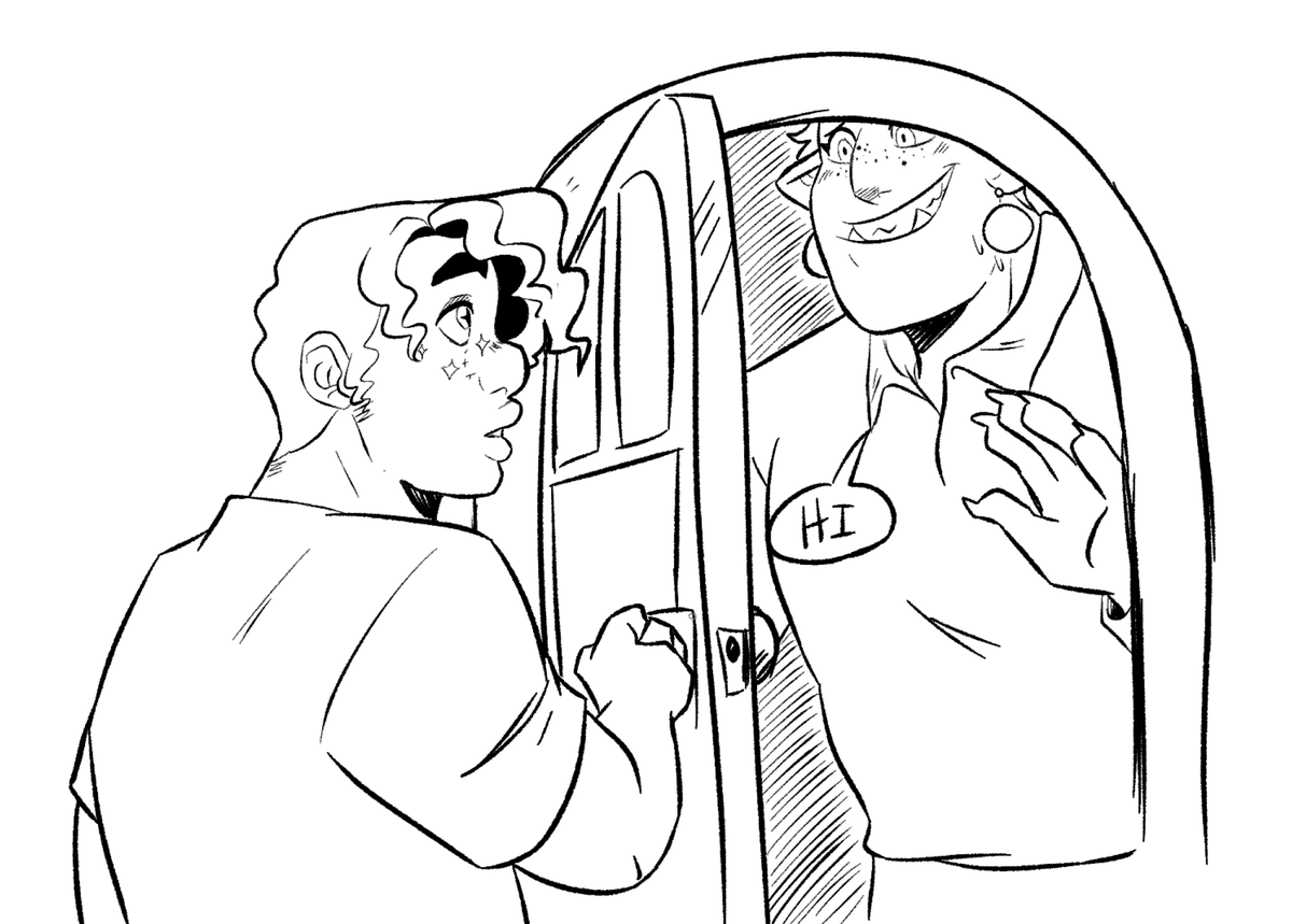Crest's high school ex pays him a visit 