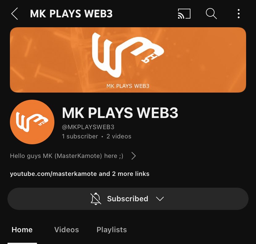 masterkamote_'s tweet image. Hello #web3 fam 🌐
I just created a dedicated YT channel for web3 contents 🆕 ⚡️

Can you share some 🧡 by hitting SUBSCRIBE and RETWEET ✅
youtube.com/mkplaysweb3

Sankyuuuuu 🫶🏻

#Web3ContentCreator