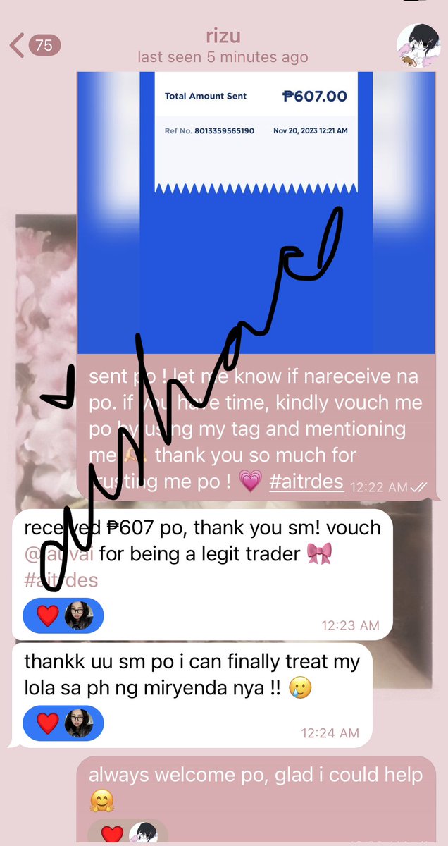 4ilends's tweet photo. successfully traded: ₱607.00

🌷 paypal to gcash, bank, maya trade 2-3% dc — @draifts #aitrdes https://t.co/K1RBusMJl3