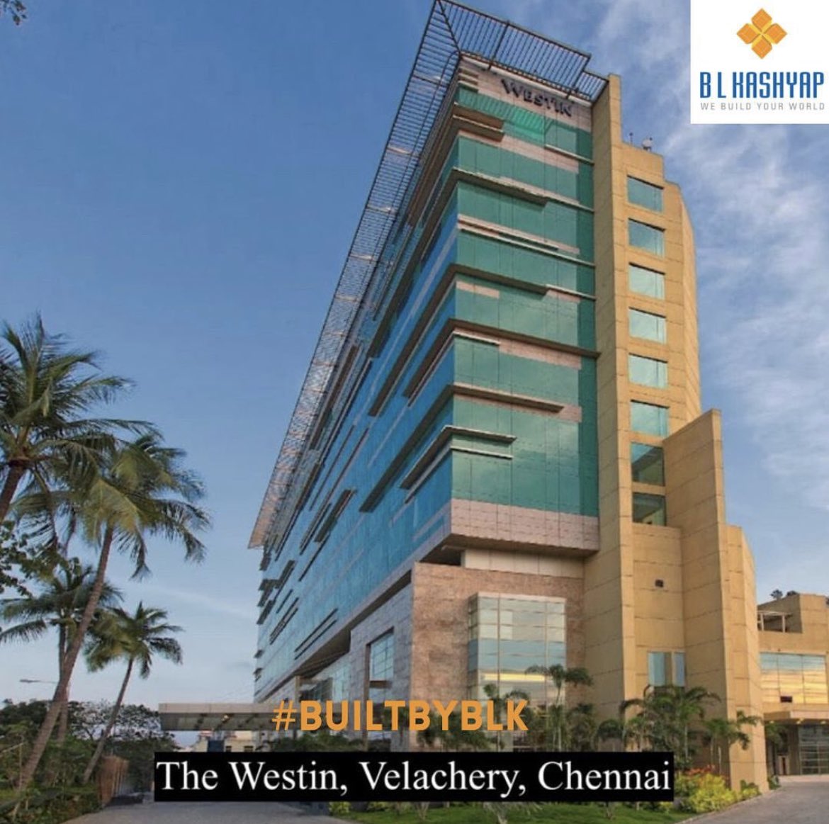 #BuiltByBLK The Westin Chennai Velachery is a 10-storied five-star hotel in Chennai. With 215 rooms built on a 7792 sq m plot, this is the brand's sixth property in India.

#BLKConstructions #ProjectsByBLK #BLKConstructs #ChennaiHotels #BLKProjects  #Chennai #WeBuildYourWorld
