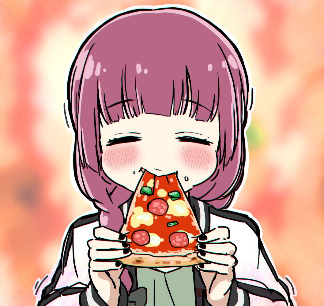 廣井きくり 「#ピザの日 」|米利菓のイラスト