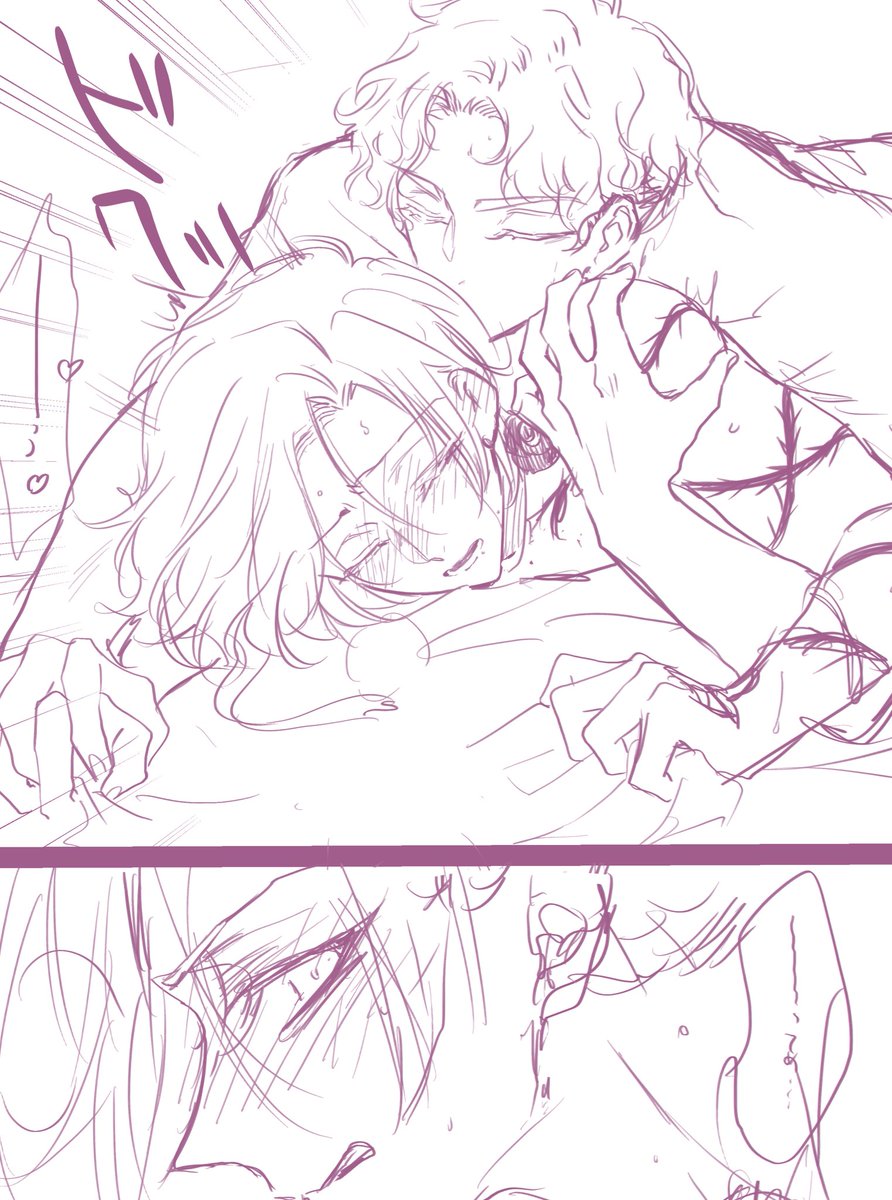 許可を得たのでさっそくFA描いてる🫶(ありがとうございます…) 