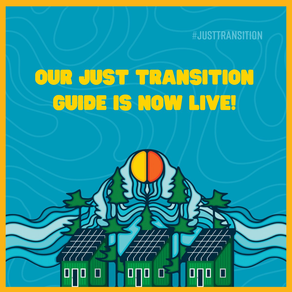 The #JustTransition Guide is here! This guide from @SacredEarthSOL with partners @Indigenous_ca and @DavidSuzukiFDN makes it easier for communities to share and build upon renewable energy knowledge and implementation. 📖🌱 Learn more: bitly.ws/ZwmH