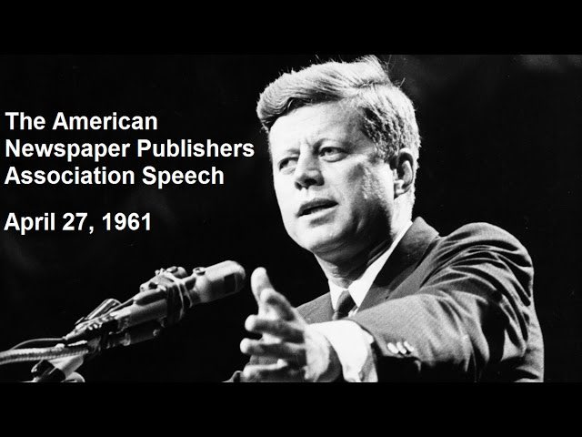 ChrisCYVR's tweet photo. Interesting speech by #JFK about the balance of secrecy &amp; national security, reminiscent of #disclosure.

This in context of Cold War, the first Russian orbiting the earth, CIA &amp; Bay of Pigs, invention of the integrated circuit.

#ufoX #uapX #ufotwitter 

https://t.co/eh3Y6m2vwS https://t.co/4Ow7iL6S2i