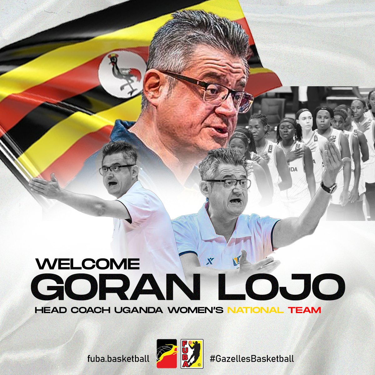📢 We're thrilled to announce the acquisition of Bosnian Goran Lojo as our new Gazelles Head Coach. Welcome to the team, Coach Lojo! 🎉🏀 #GazellesBasketball