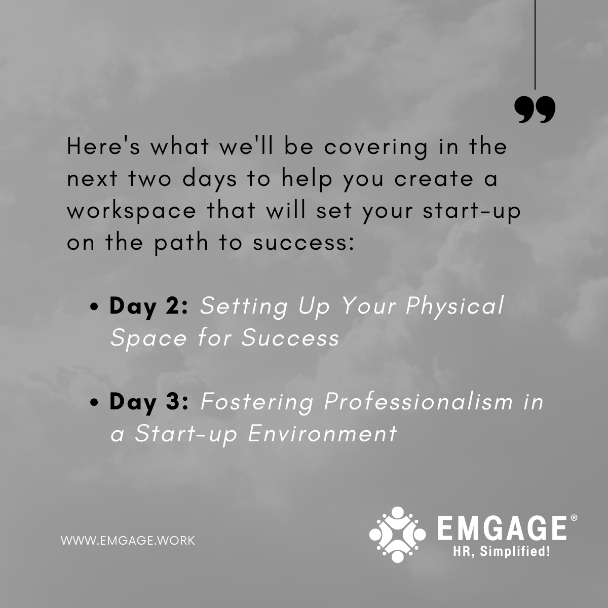EmgageS's tweet photo. Effective Ways to Create a More Organized and Professional Work Environment for Your Startup!!! 🚀

#Efficiency #startuptips #organizedworkspace https://t.co/p6p2K3hGyA