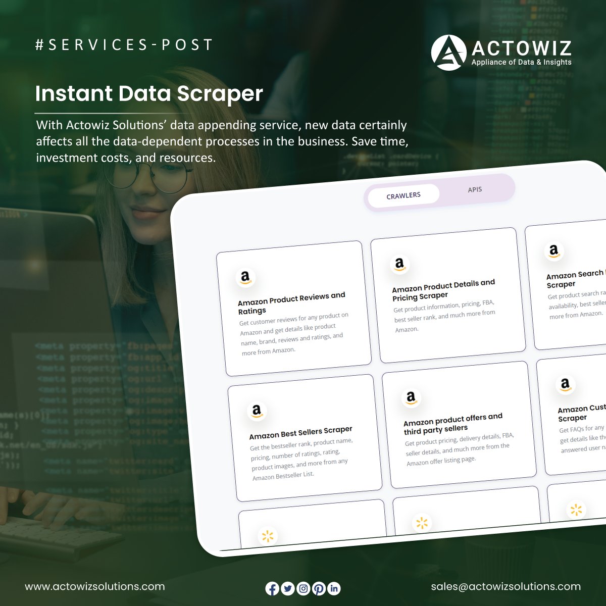 actowizsolution's tweet image. Instant Data Scraper: Your go-to tool for hassle-free #webdataextraction and automation. Say goodbye to #manualdata gathering and hello to streamlined insights.
actowizsolutions.com/scrapers.php
#InstantDataScraper #WebScrapingTool #WebScrapingExtension #actowizsolutions #usa #uk #uae