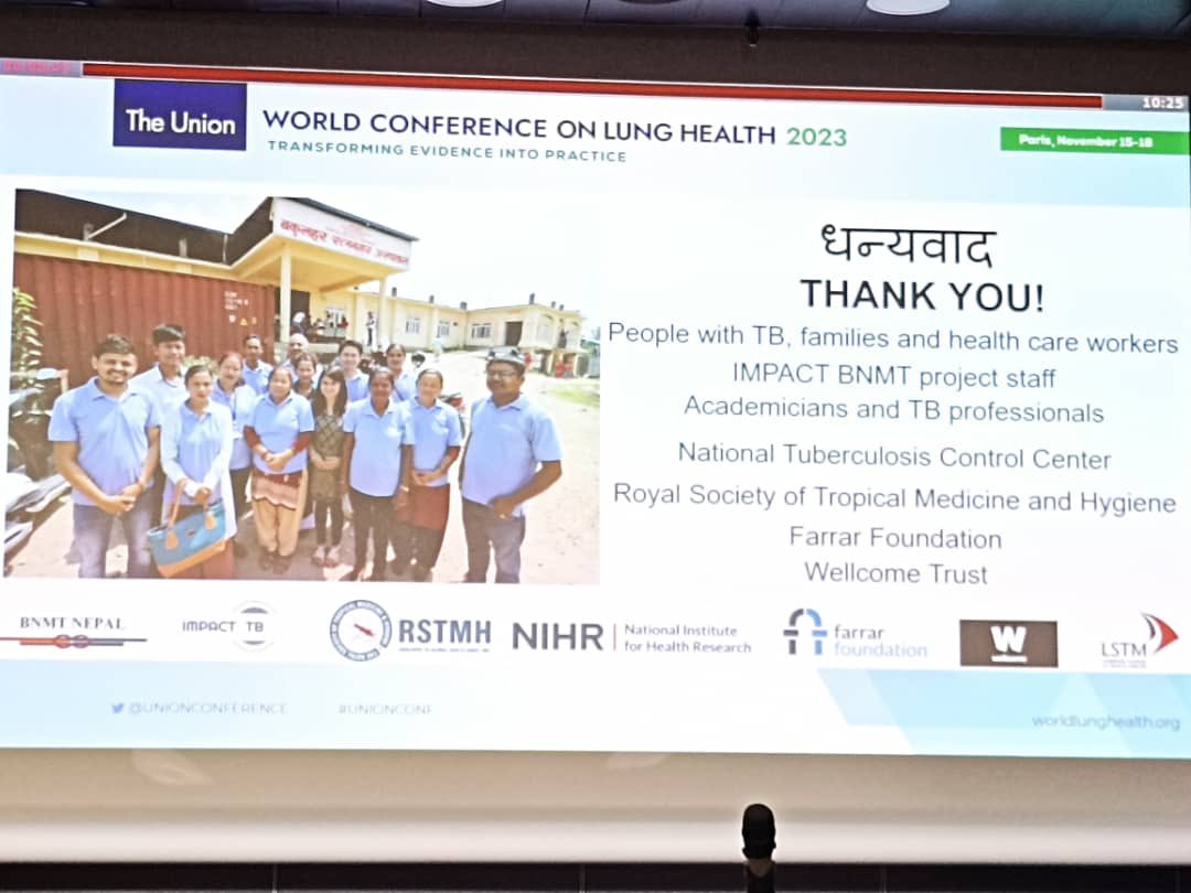 Kritika Dixit (@_kritikadixit) on Twitter photo <a href="/DrTomWingfield/">Tom Wingfield</a> at <a href="/UnionConference/">The Union Conference</a> presented <a href="/BiratNepal/">Birat Nepal Medical Trust</a> led study on the psychosocial consequences of TB among people diagnosed from ACF vs PCF in Nepal. We found ACF represents an opportunity to measure the psychosocial consequences of TB and link to support packages <a href="/DrTomWingfield/">Tom Wingfield</a> at <a href="/UnionConference/">The Union Conference</a> presented <a href="/BiratNepal/">Birat Nepal Medical Trust</a> led study on the psychosocial consequences of TB among people diagnosed from ACF vs PCF in Nepal. We found ACF represents an opportunity to measure the psychosocial consequences of TB and link to support packages