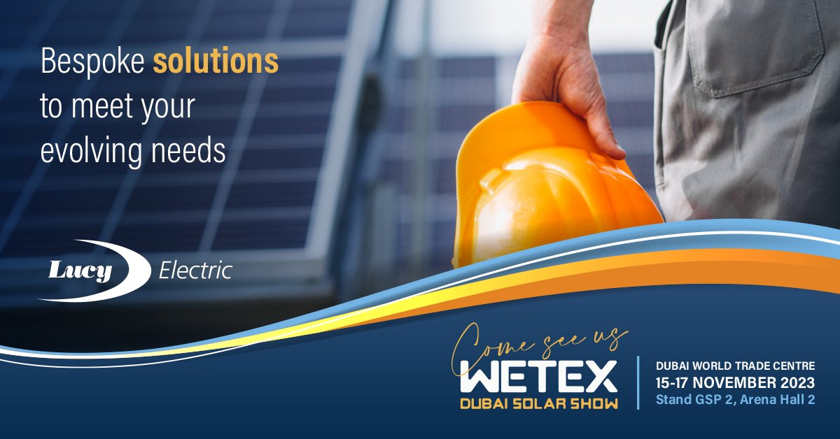 We had a great time at #WETEX2023 thank you to everyone we met this year in Dubai! 

In case you missed us or want to learn more discover how we are a customer focused business. 

Discover more: lucyelectric.com