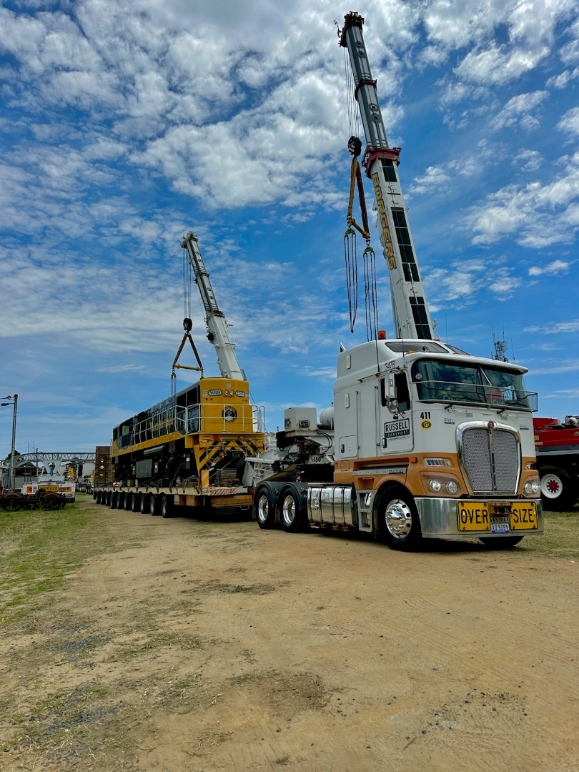 RussellTrans's tweet image. A recent job from Warwick to Port of Brisbane. Completed before the rains hit.
