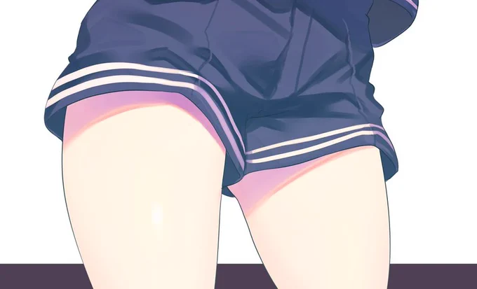 私と言うか、私の描く絵全般です。 #いいふとももの日