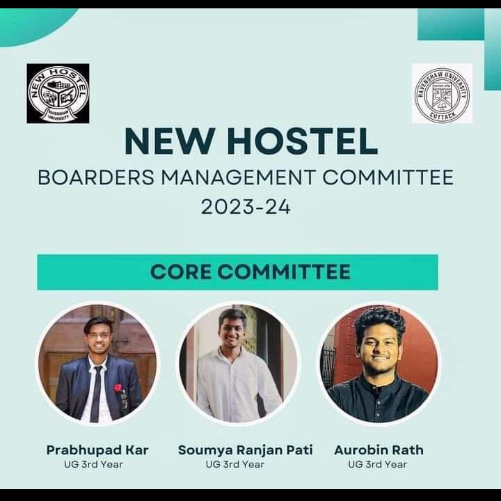 newhostelru's tweet photo. We the Boarders of New Hostel are glad to share our New hostel Boarders Management Committee for the Academic Period 2023-24.

#the_new_hostel 
#totalnew
#ravenshawuniversity https://t.co/Qp9kpdqw7H