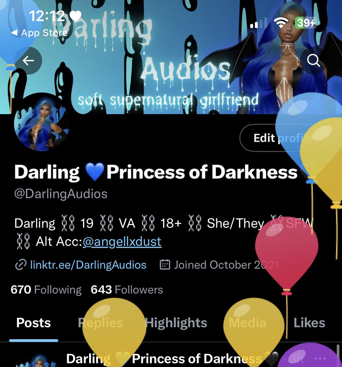 DarlingAudios's tweet photo. GROWN UP BALLOONIES 😁😁💗 https://t.co/nJCZA2E4qD