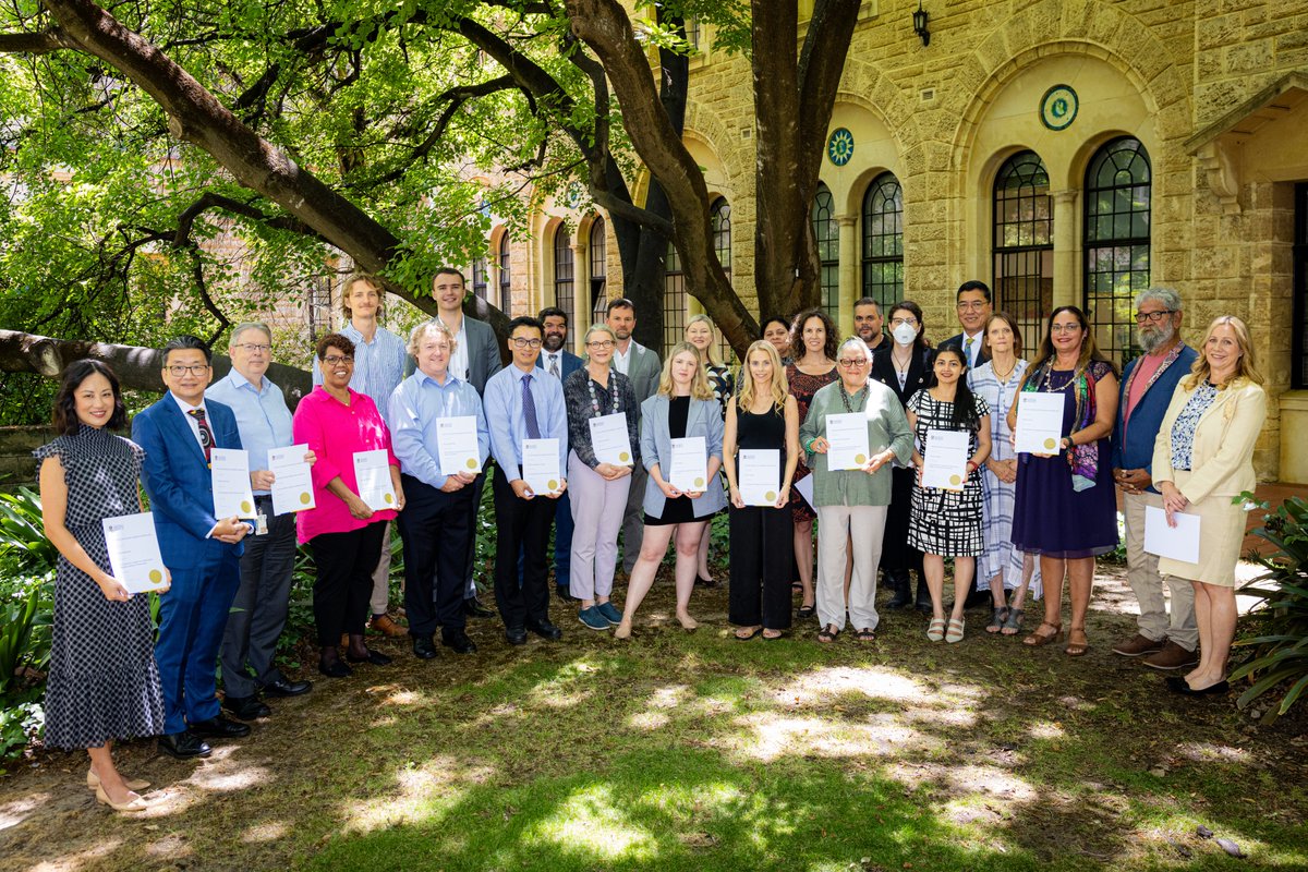 UWAresearch's tweet photo. 👏CONGRATULATIONS to all UWA Research Award winners! The awards ceremony was held this morning to announce the winners who each contributed to or supported the undertaking of exceptional research at UWA @uwanews 

See the list: https://t.co/8wOKvyCyuc https://t.co/1JGHW4LEMC