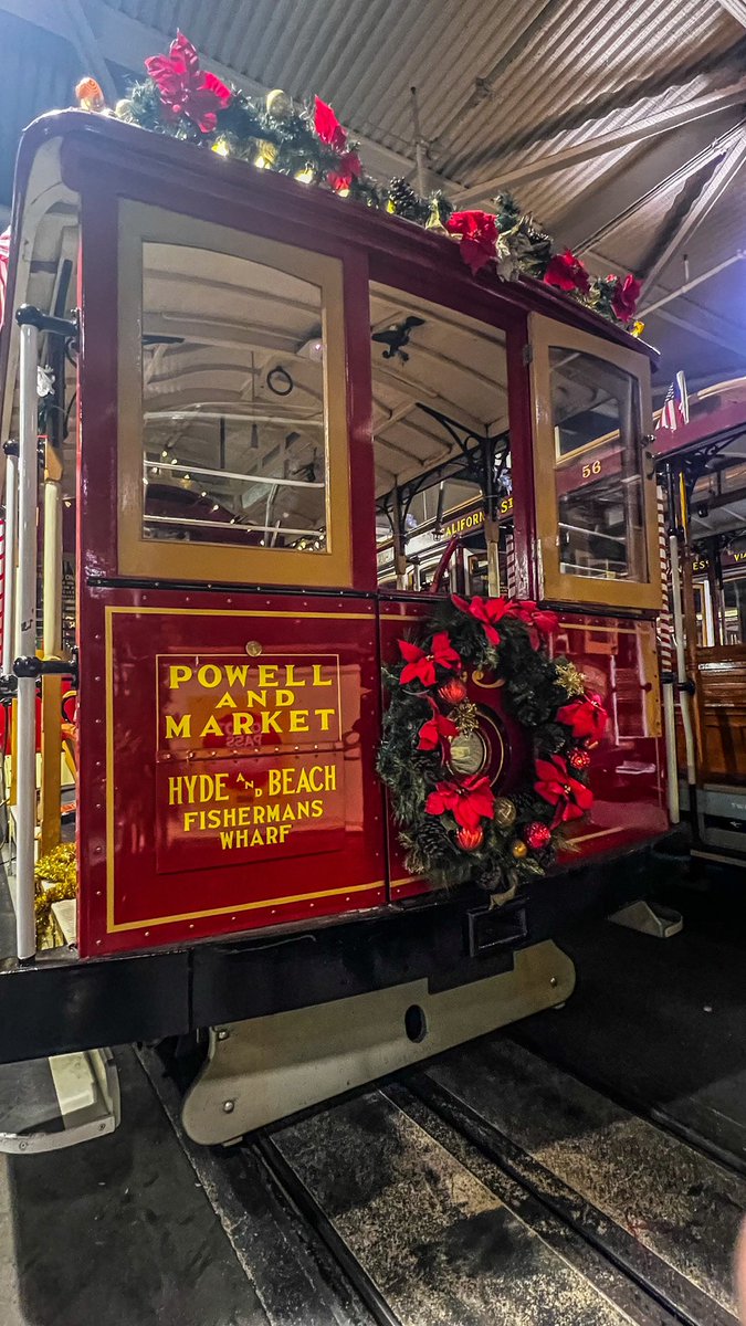 #cablecarchristmas made some amazing progress this weekend. we have new faces really getting into their design ideas.  They aren’t ready to hit the streets yet but soon…
<a href="/sfmta_Muni/">SFMTA</a> #CableCarChristmas
<a href="/munidiaries/">Muni Diaries</a> <a href="/sfmsr/">Market Street Railway</a> <a href="/capturetransit/">CaptureTransit</a> #sanfrancisco <a href="/sfccm/">San Francisco Cable Car Museum</a> <a href="/SF_CableCar/">SF Cable Car</a>