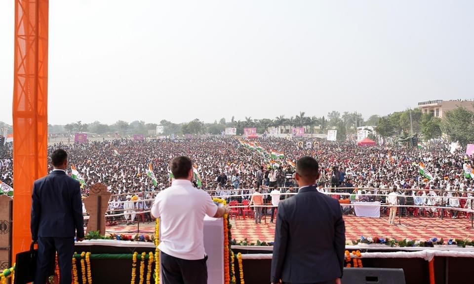 rrjborah's tweet photo. Rahul Gandhi held a public meeting in Hindoli, Bundi yesterday. #CongressFirSe #RajasthanAssemblyElection2023 
@RahulGandhi @INCIndia @INCRajasthan https://t.co/EwpzdTEQbK