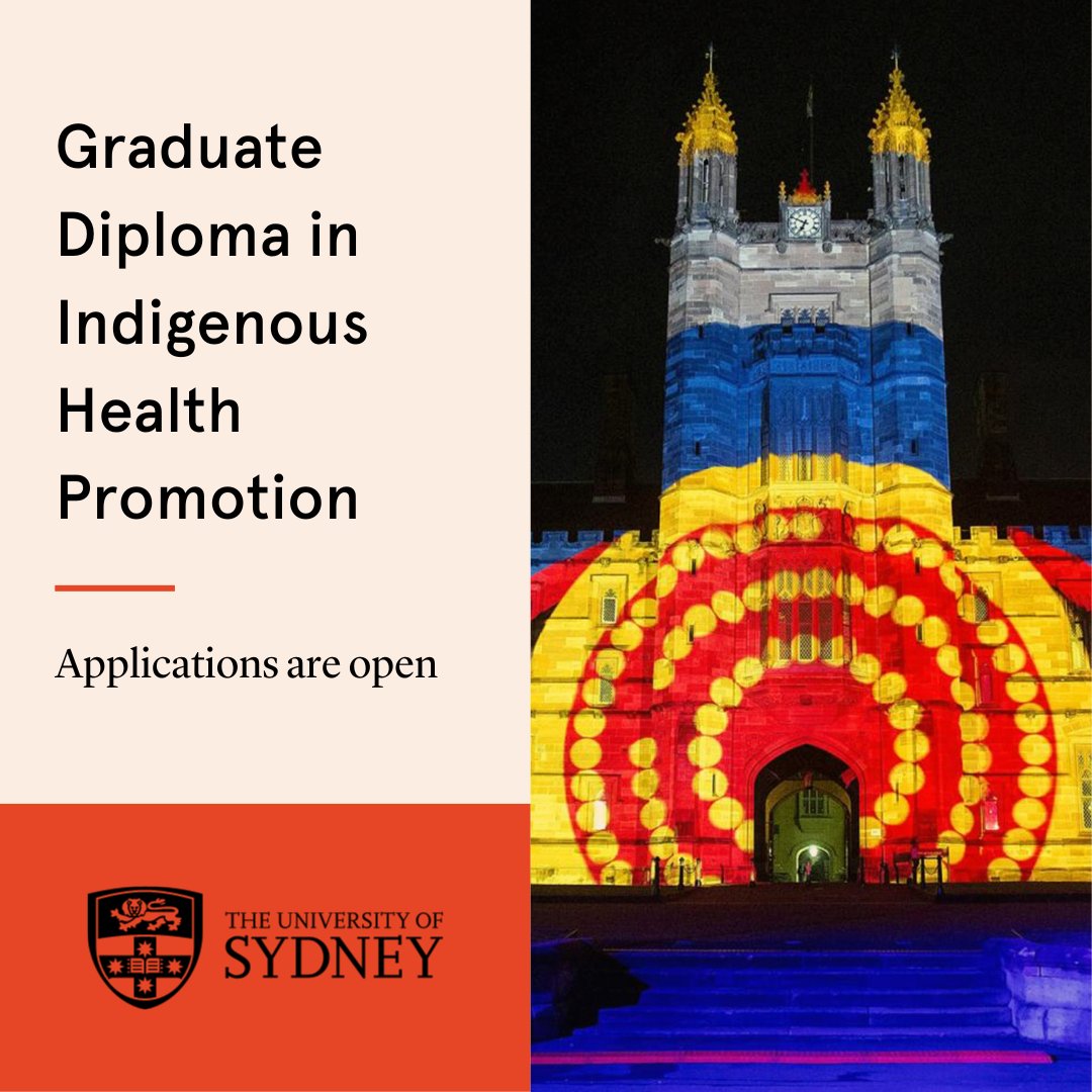 Designed for Aboriginal and Torres Strait Islander health workers, our Graduate Diploma in Indigenous Health Promotion aims to improve Indigenous health and wellbeing outcomes at a community level. Find out more: bit.ly/3MM3iFu