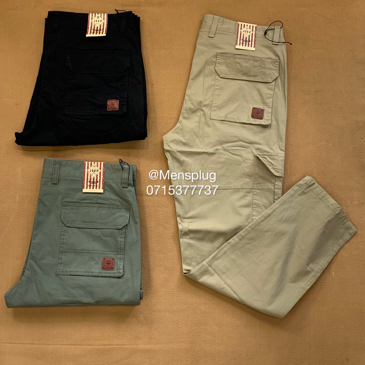 Mensplug_'s tweet photo. NAOMBA RETWEET BOSS MTEJA ANAWEZA KUWA KWENYE TL YAKO๐๐ป
CARGO PANTS
#PRICE 55,000/=
SIZE 32-34-36-38-40-42
WHATSAPP #0715377737
#Mensplug #Onlineshop #Daresalaam #Tanzania @McinikaWaLamar @hancymachemba @anuskills3 @bob_mchelsea https://t.co/kAvcUqu2D4