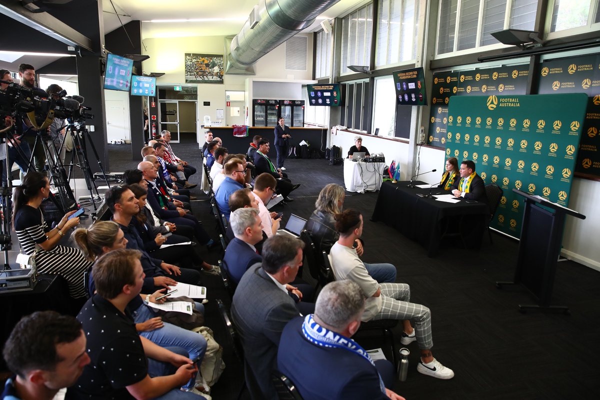 FootballAUS's tweet photo. A proud and equally historic day for Australian football ⚽🙌

Today, Football Australia unveiled the eight foundation clubs who will participate in the inaugural National Second Tier. Exciting times ahead for the game 👏

🧵 1/3 https://t.co/pSFgVMZV0R